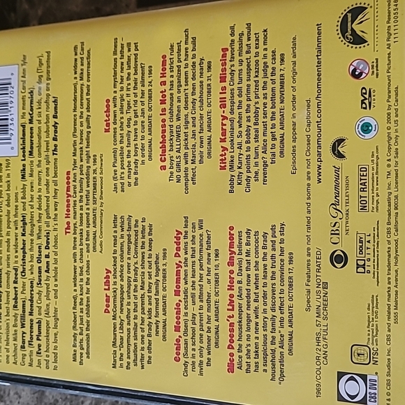 The Brady Bunch DVD set 1st 7 Episodes of 1st Season - Picture 4 of 6